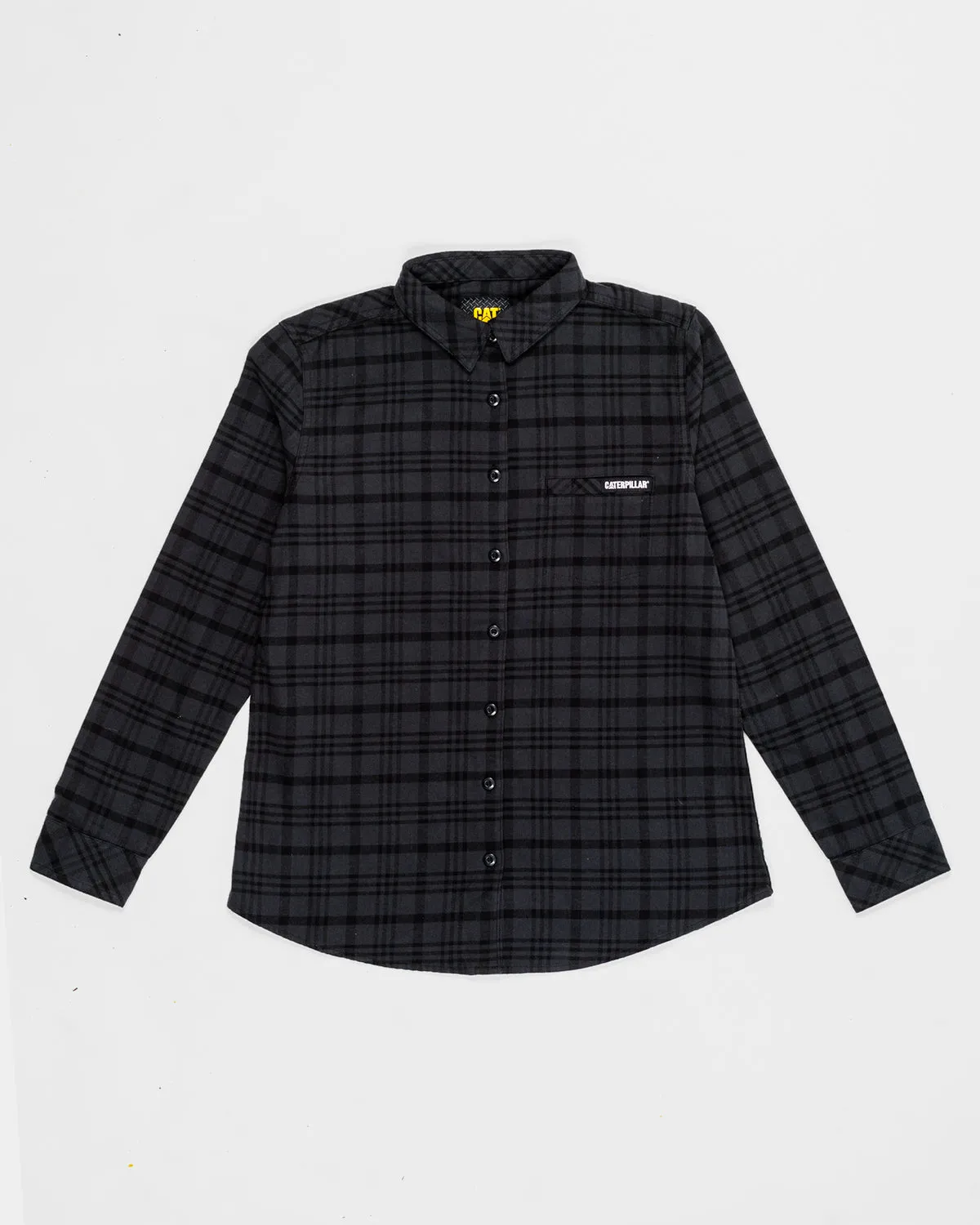 WOMEN'S STRETCH FLANNEL SHIRT sold by CAT Workwear product image thumbnail 4