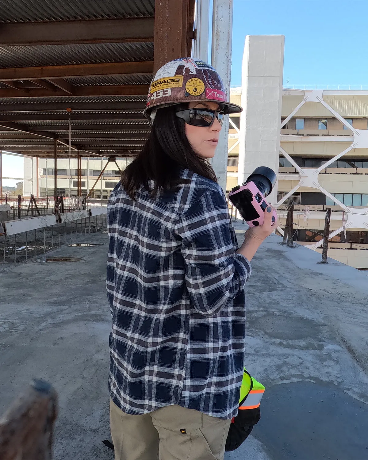 WOMEN'S STRETCH FLANNEL SHIRT sold by CAT Workwear product image thumbnail 3