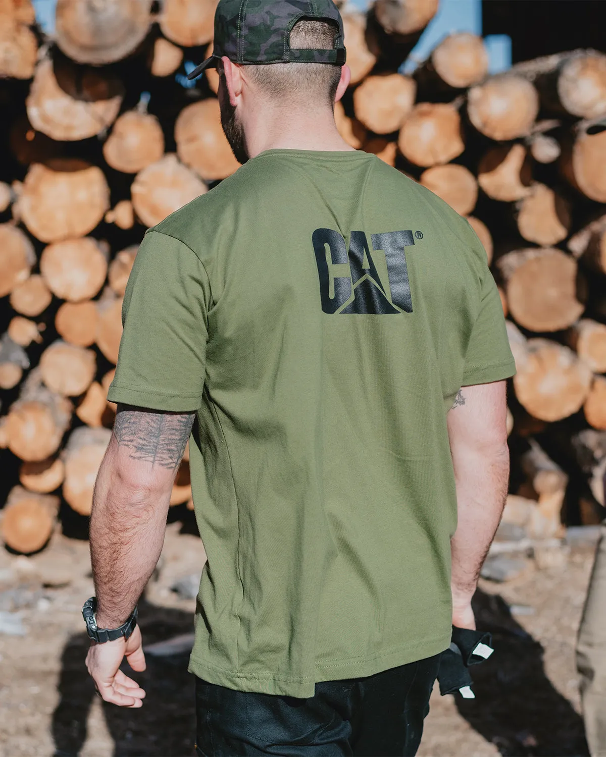 MEN'S TRADEMARK T-SHIRT sold by CAT Workwear product image thumbnail 3