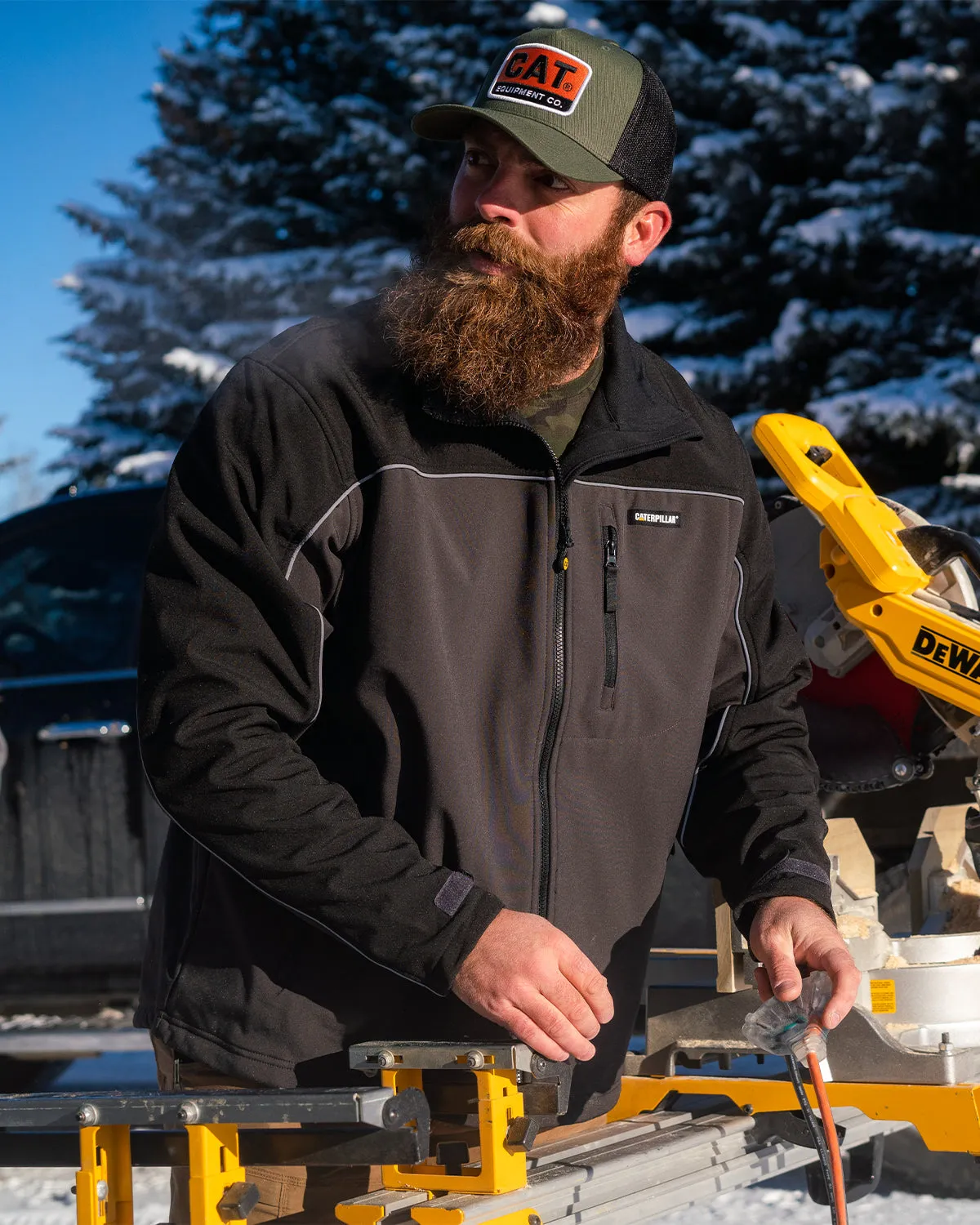 MEN'S SOFTSHELL JACKET sold by CAT Workwear product image thumbnail 3