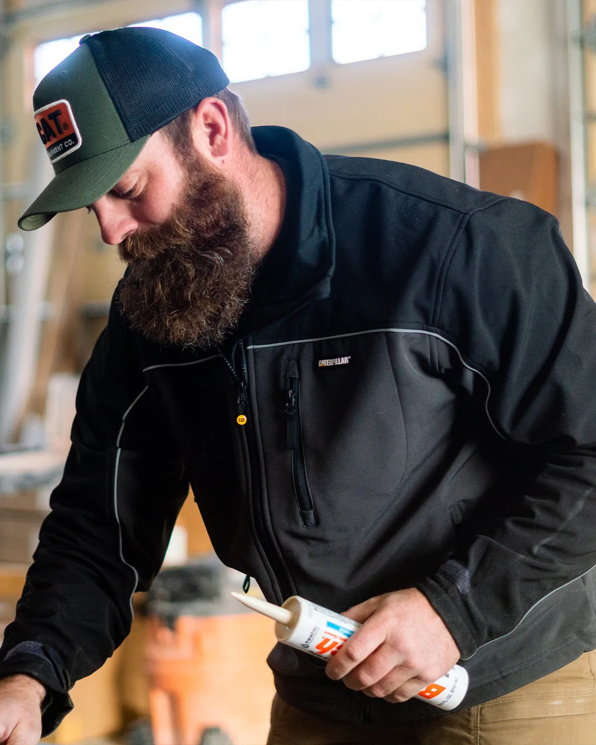 MEN'S SOFTSHELL JACKET sold by CAT Workwear product image thumbnail 2