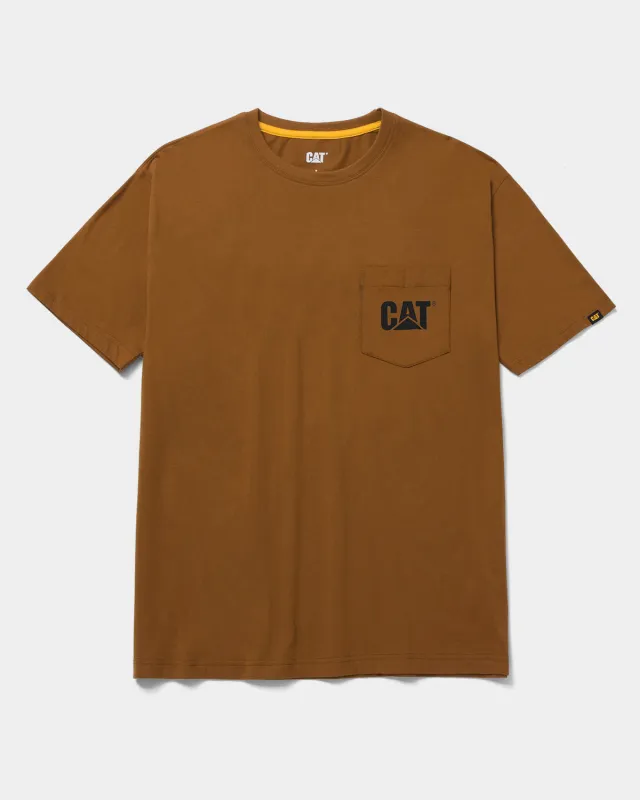 MEN'S LOGO POCKET T-SHIRT sold by CAT Workwear
