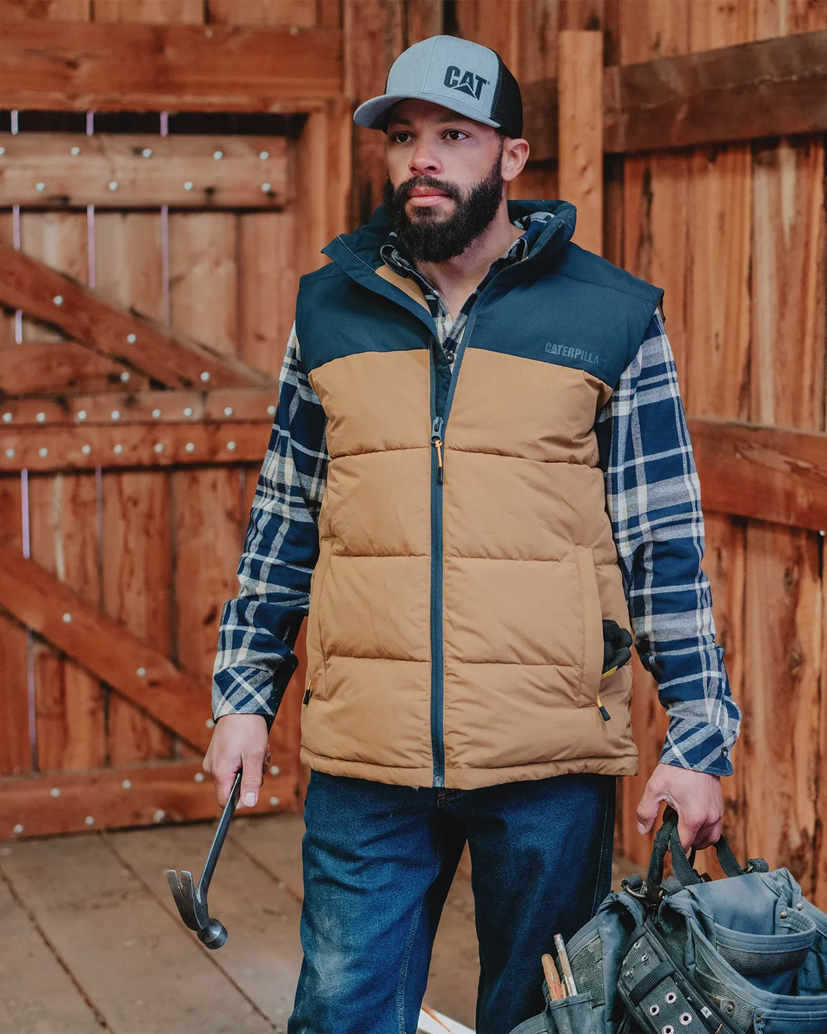 MEN'S ARCTIC ZONE INSULATED VEST sold by CAT Workwear product image thumbnail 3