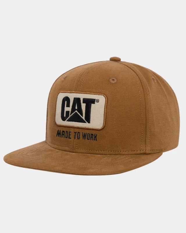MADE TO WORK FLAT BILL HAT sold by CAT Workwear