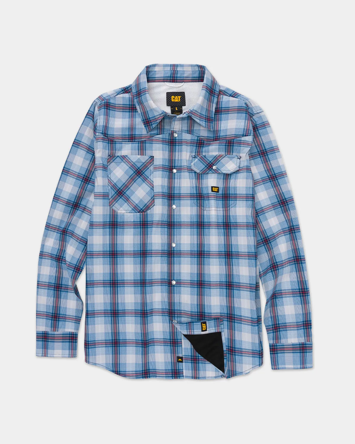 MEN'S LIGHTWEIGHT LS WESTERN SHIRT sold by CAT Workwear product image thumbnail 4