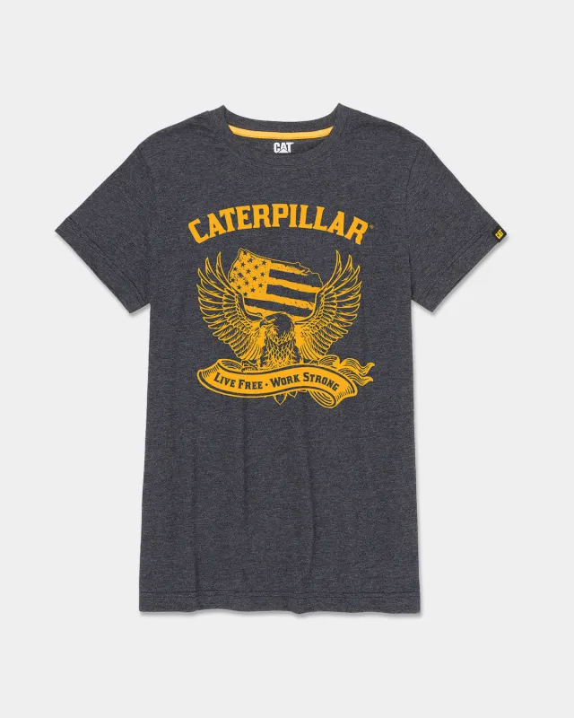 WOMEN'S EAGLE GRAPHIC T-SHIRT sold by CAT Workwear