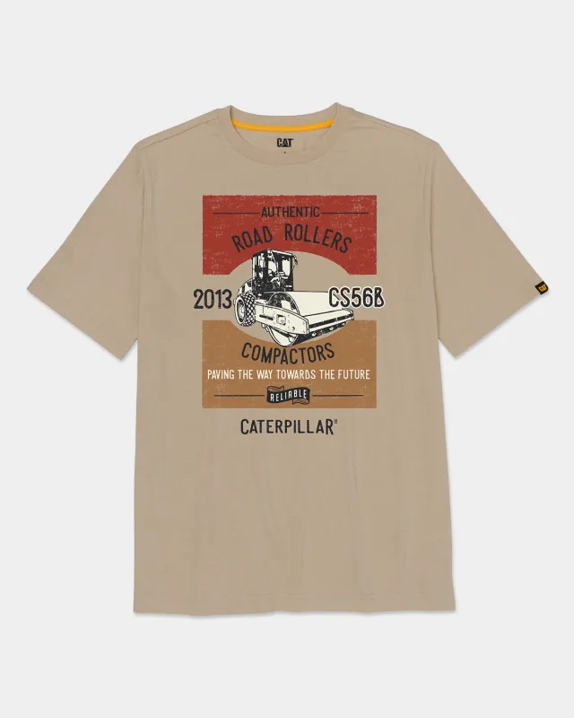 MEN'S ROAD ROLLERS GRAPHIC T-SHIRT sold by CAT Workwear