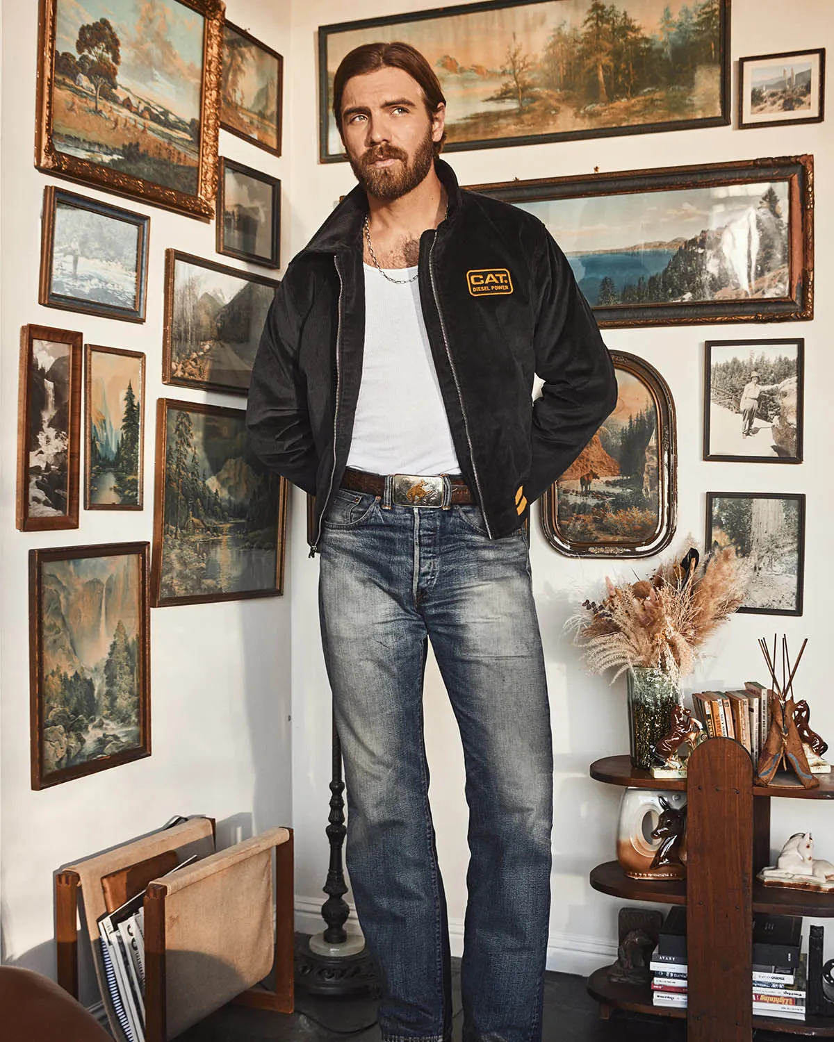 CORDUROY BOMBER JACKET CAT® WWR DESIGNED BY AVERY RANCH sold by CAT Workwear product image thumbnail 4