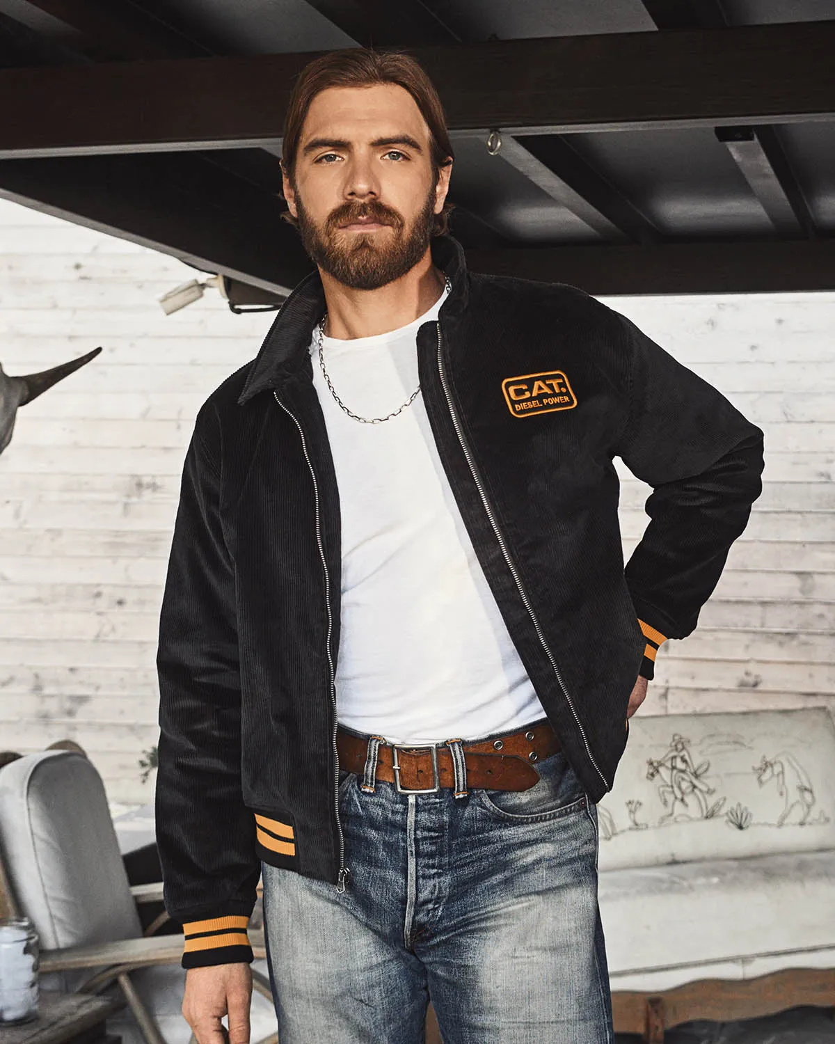 CORDUROY BOMBER JACKET CAT® WWR DESIGNED BY AVERY RANCH sold by CAT Workwear product image thumbnail 5