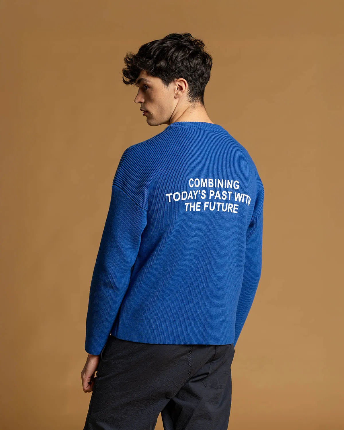 PAST AND FUTURE BACK PRINT ROUNDNECK SWEATER sold by CAT Workwear product image thumbnail 2