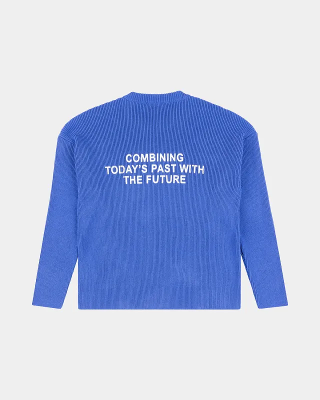 PAST AND FUTURE BACK PRINT ROUNDNECK SWEATER made by CAT Workwear