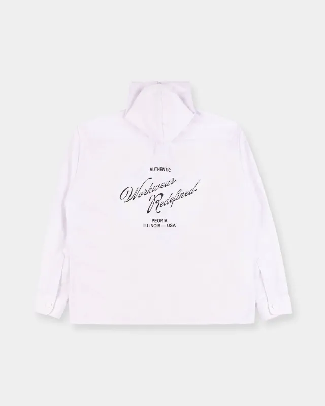 KLOPMAN TWILL HOODIE SHIRT made by CAT Workwear