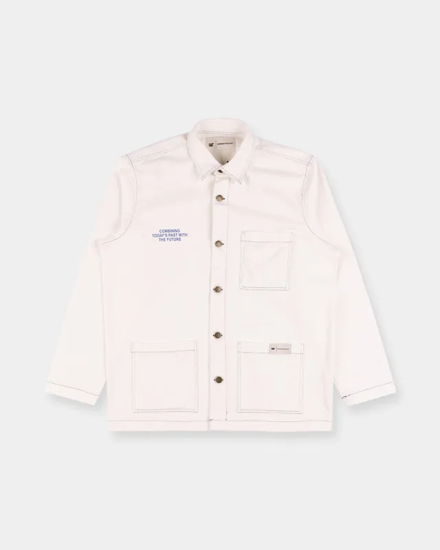 BULL DENIM OVERSHIRT WITH CONTRAST STITCH made by CAT Workwear