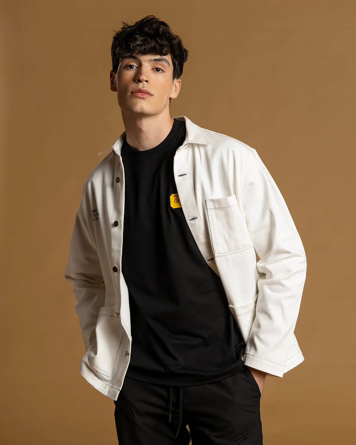 BULL DENIM OVERSHIRT WITH CONTRAST STITCH sold by CAT Workwear product image thumbnail 2