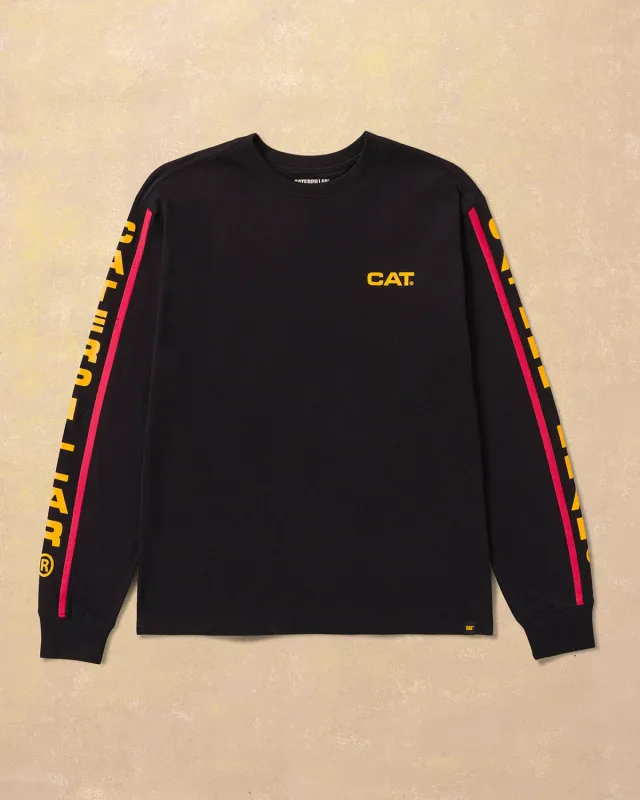 LONG SLEEVE LOGO T-SHIRT CAT® WWR DESIGNED BY AVERY RANCH made by CAT Workwear