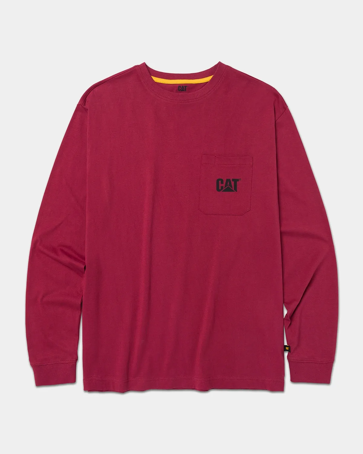 TOUGH CUT LONG SLEEVE POCKET T-SHIRT sold by CAT Workwear