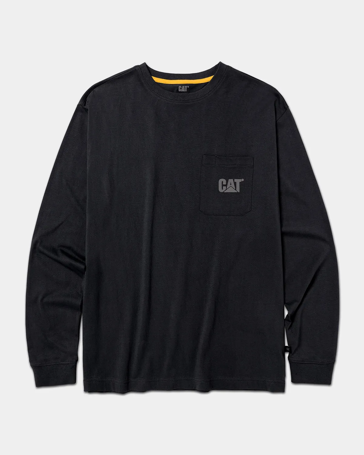 TOUGH CUT LONG SLEEVE POCKET T-SHIRT sold by CAT Workwear product image thumbnail 4