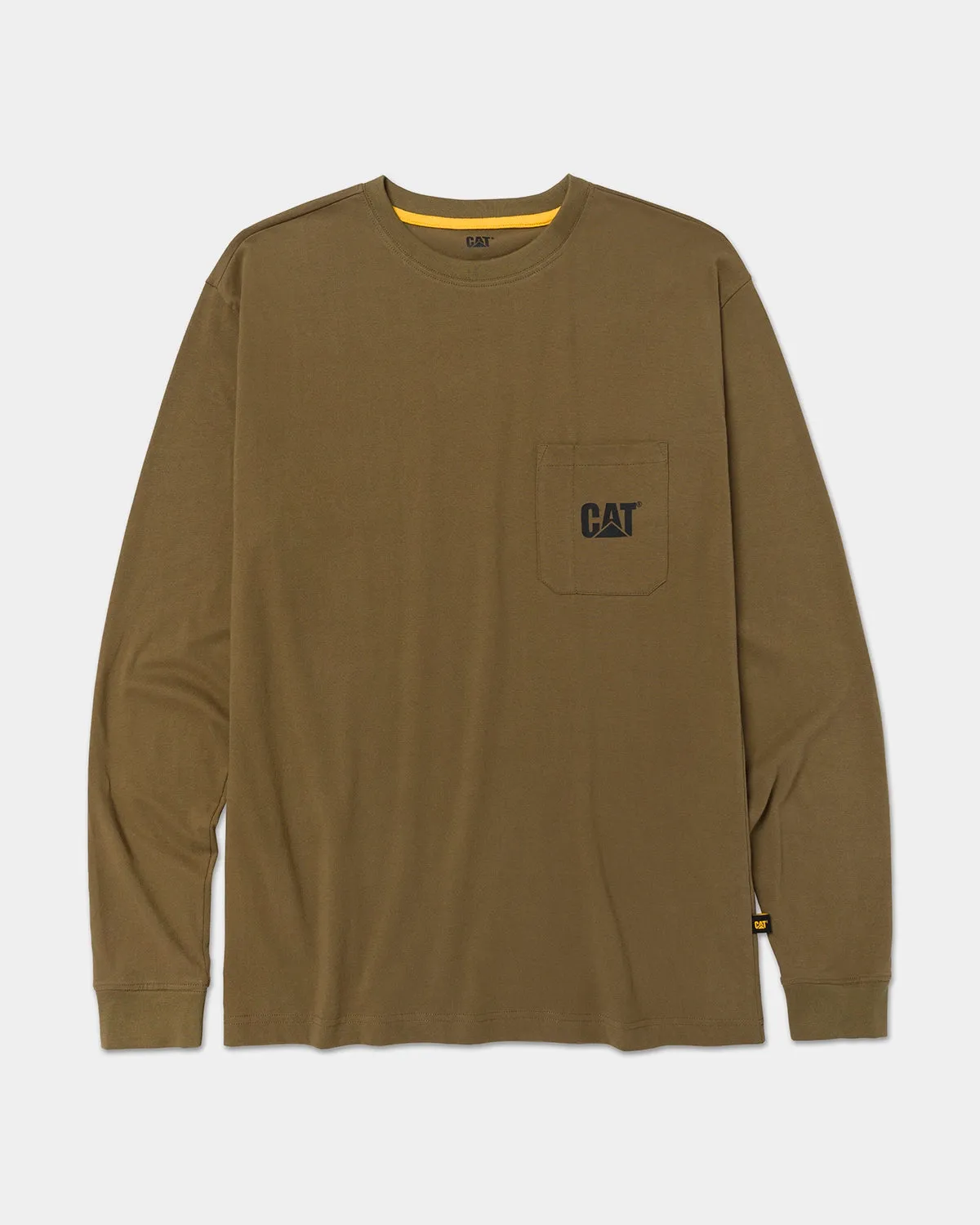 TOUGH CUT LONG SLEEVE POCKET T-SHIRT sold by CAT Workwear product image thumbnail 5