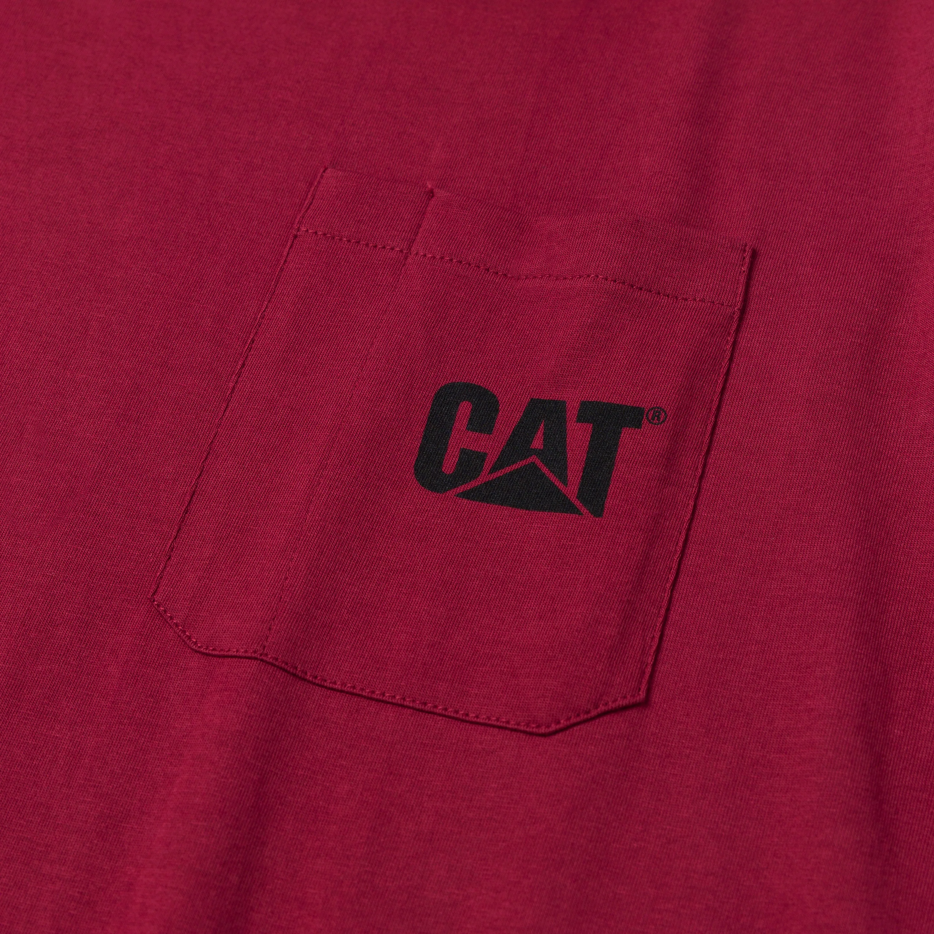 TOUGH CUT LONG SLEEVE POCKET T-SHIRT sold by CAT Workwear product image thumbnail 2