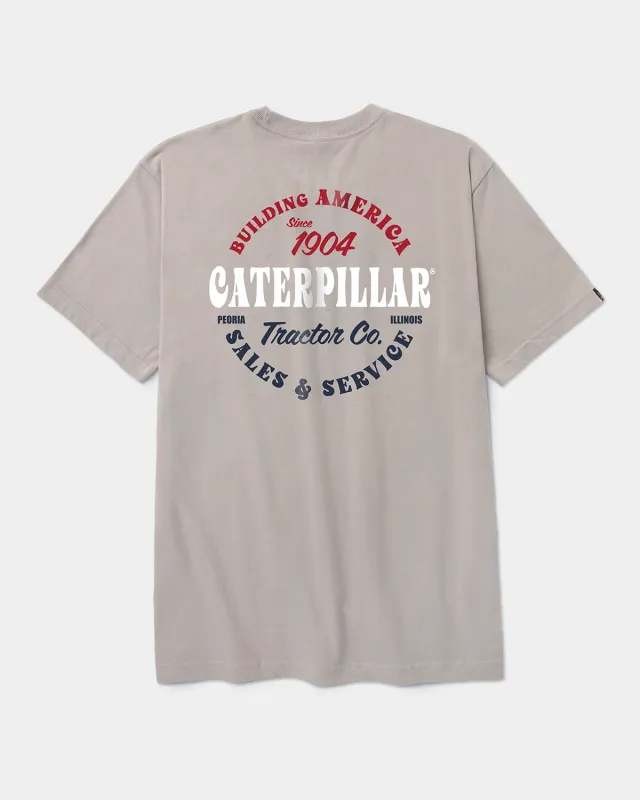 MIA SALES & SERVICE GRAPHIC T-SHIRT made by CAT Workwear