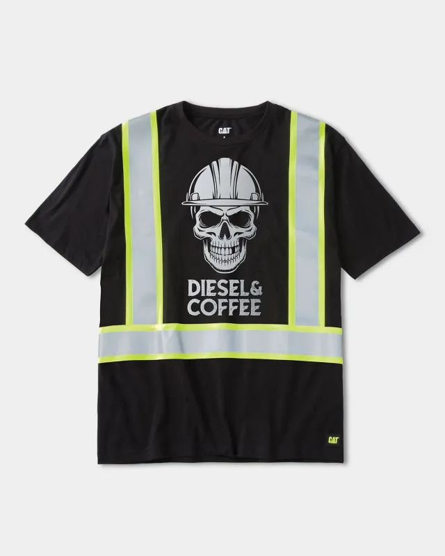 TAPED GRAPHIC SHORT SLEEVE T-SHIRT made by CAT Workwear