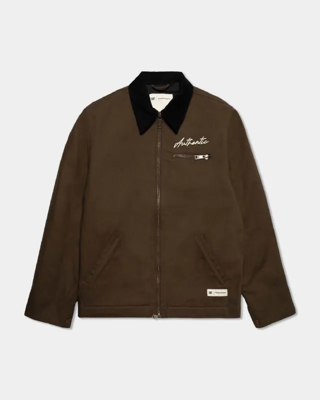 PEORIA CANVAS JACKET WITH EMBROIDERY made by CAT Workwear
