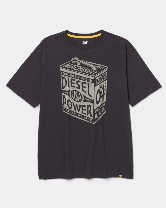 MEN'S DIESEL CAN BASIC GRAPHIC T-SHIRT made by CAT Workwear