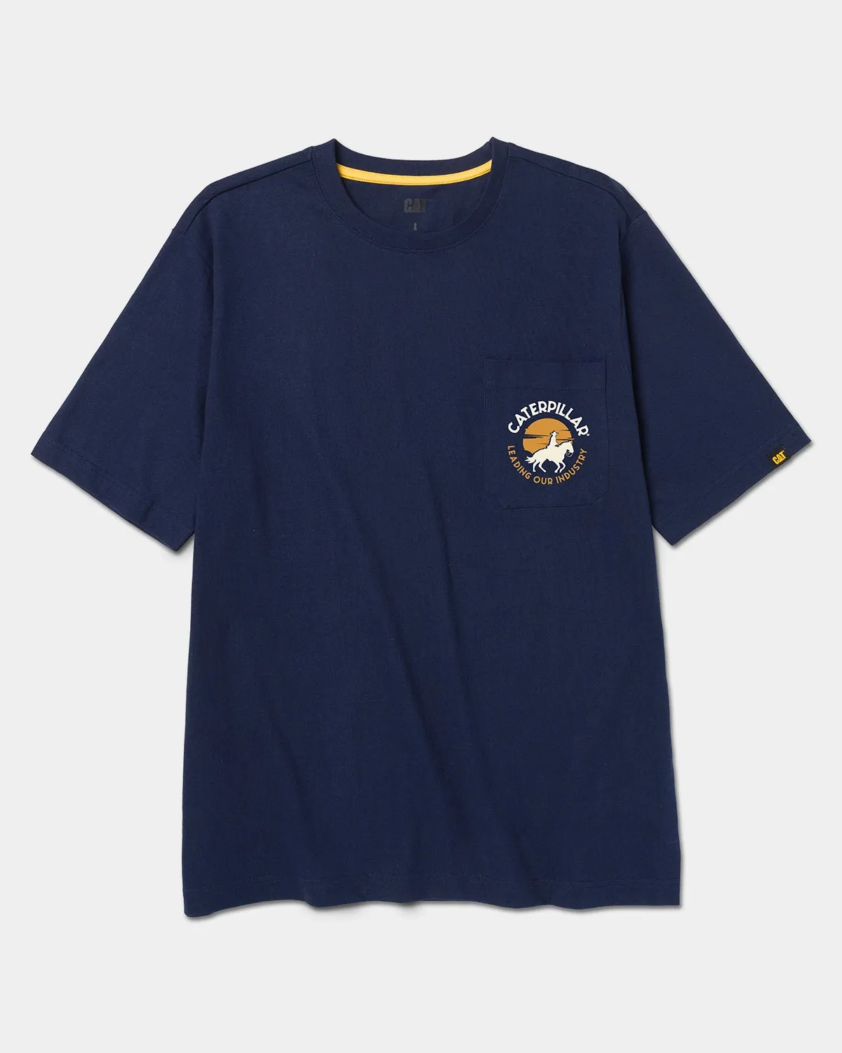 TOUGH CUT HORSE POWER GRAPHIC POCKET T-SHIRT sold by CAT Workwear product image thumbnail 2