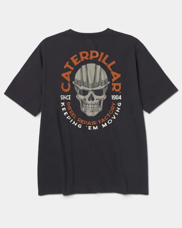 TOUGH CUT HARD HAT GRAPHIC POCKET T-SHIRT made by CAT Workwear