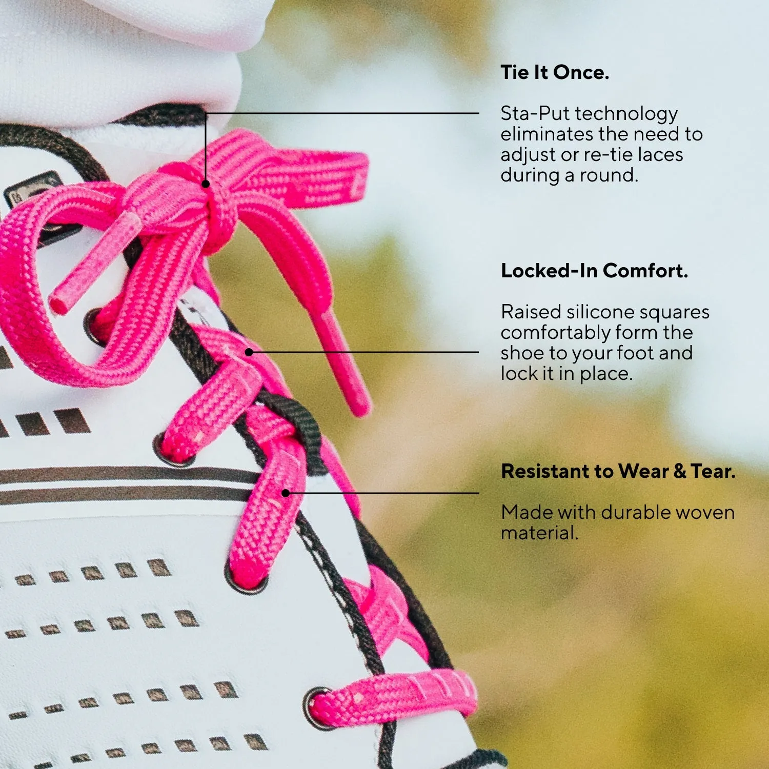 Sta-Put Laces (3-Pack) sold by Centerline Athletics product image thumbnail 3