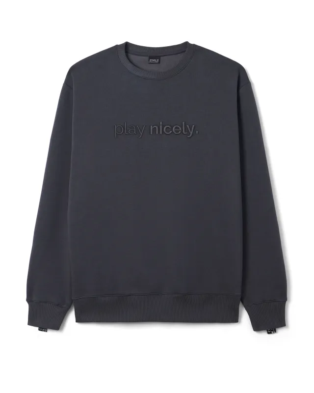 Civile Play Nicely Unisex Crew Sweatshirt sold by Centerline Athletics
