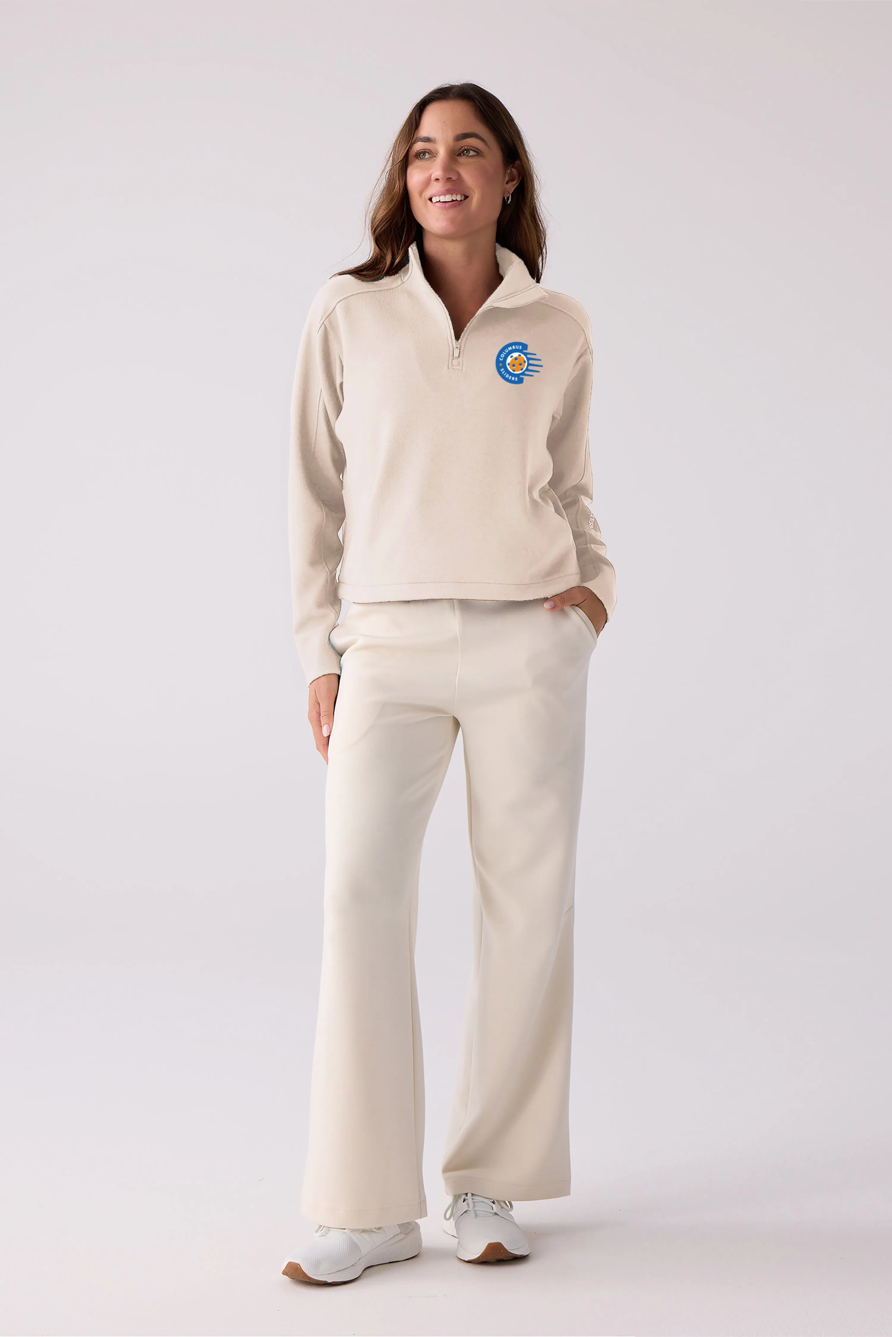 Columbus Sliders Women's Après Quarter Zip sold by Centerline Athletics product image thumbnail 2