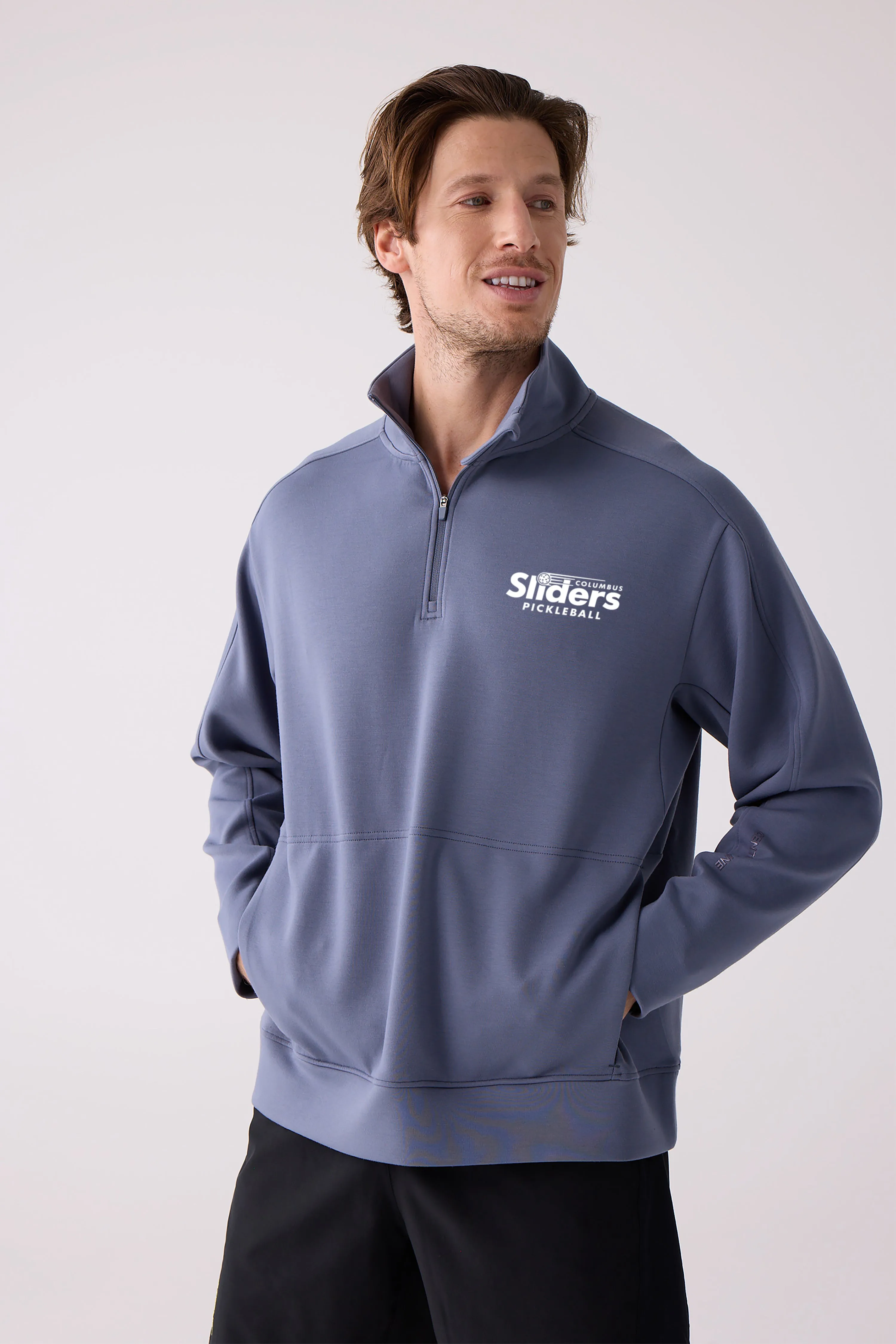 Columbus Sliders Men's Après Quarter Zip sold by Centerline Athletics