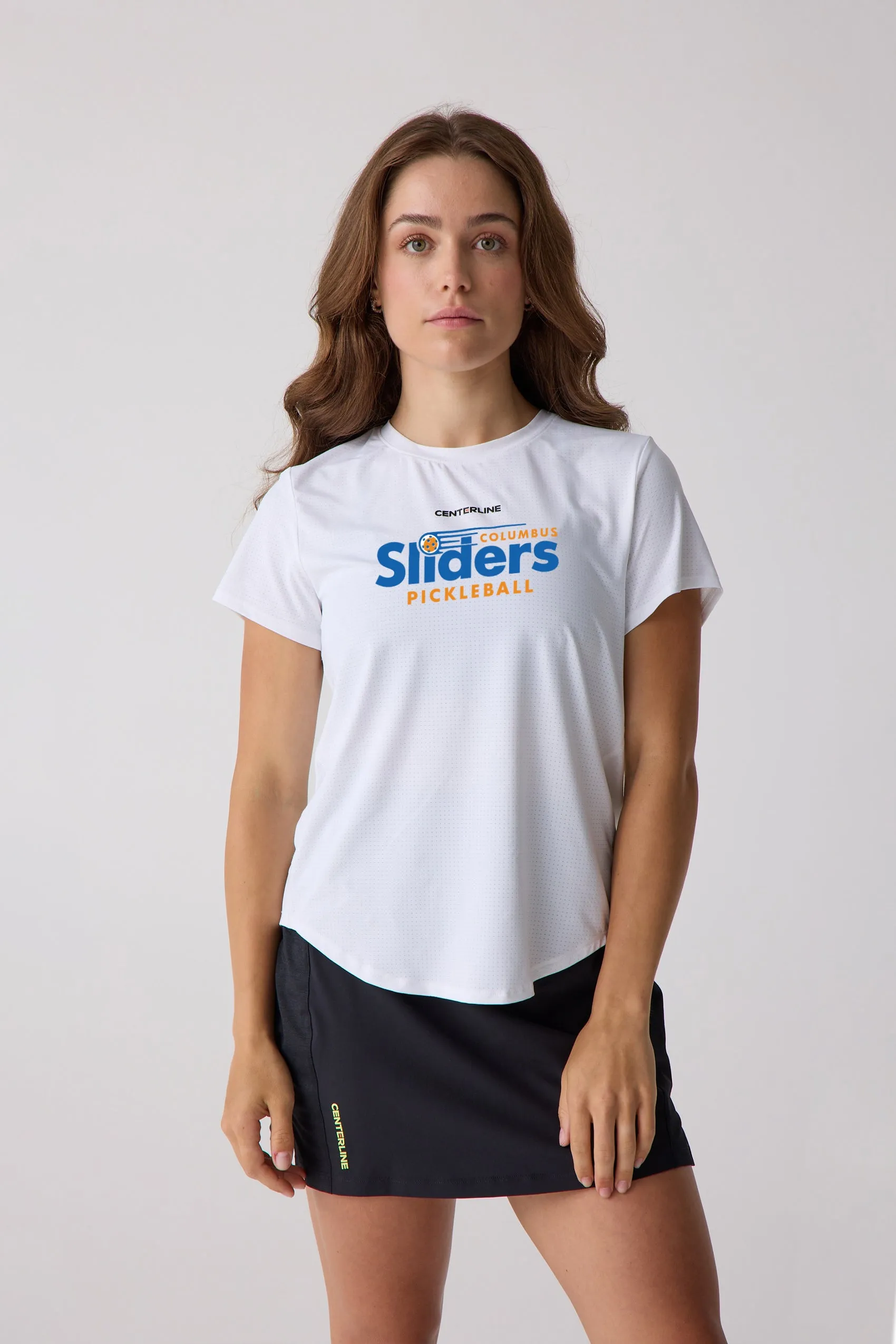 Columbus Sliders AirLite™ Women's Tee sold by Centerline Athletics