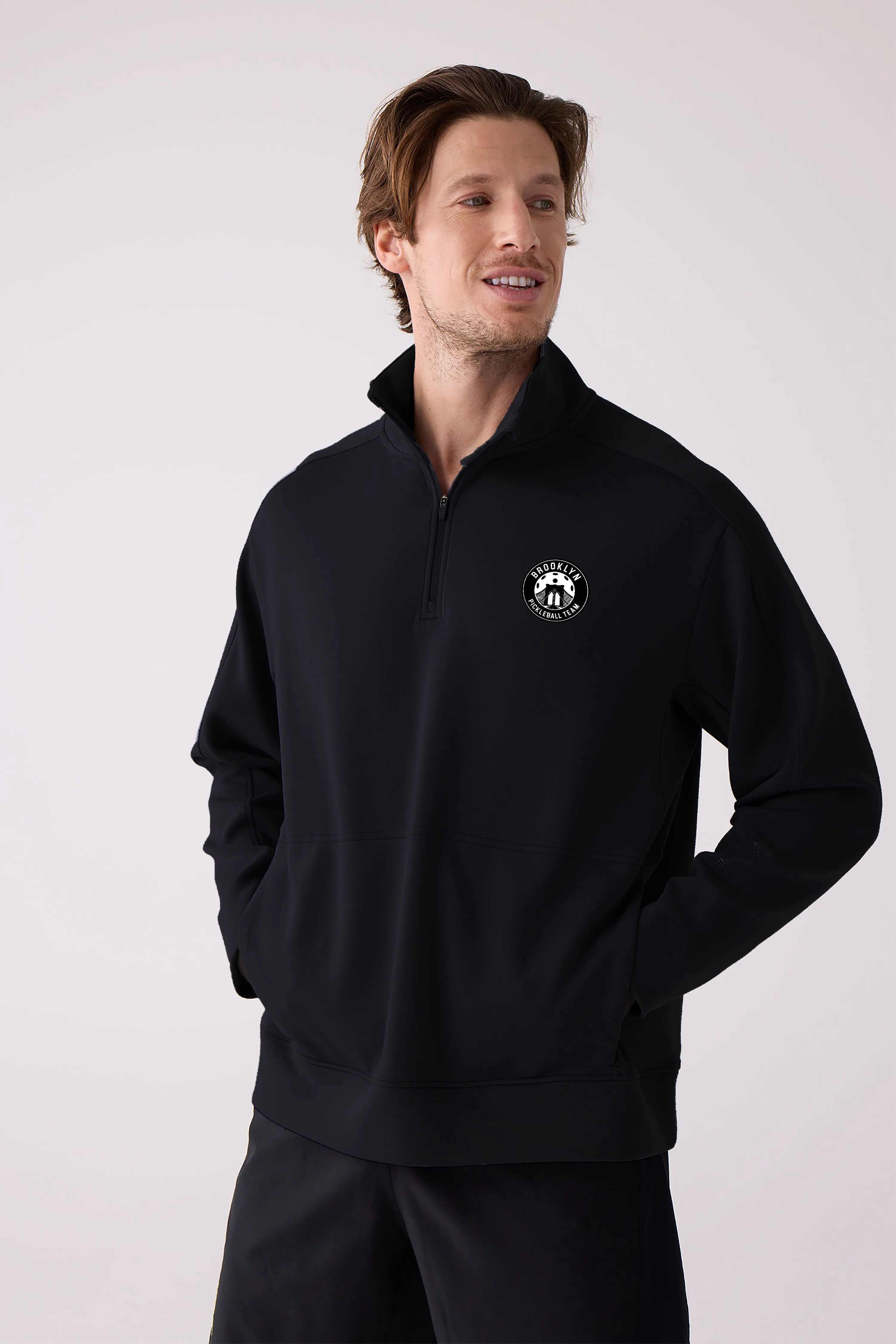 Brooklyn Pickleball Men's Après Quarter Zip sold by Centerline Athletics