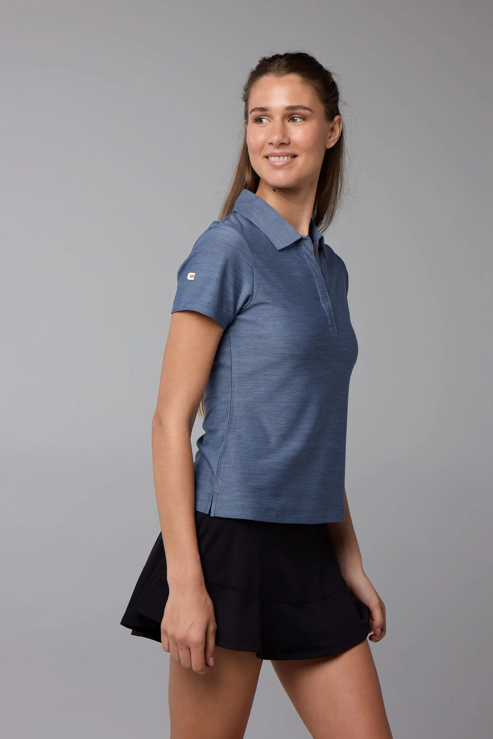 Women's Cross-Sport Tech Pique Polo sold by Centerline Athletics