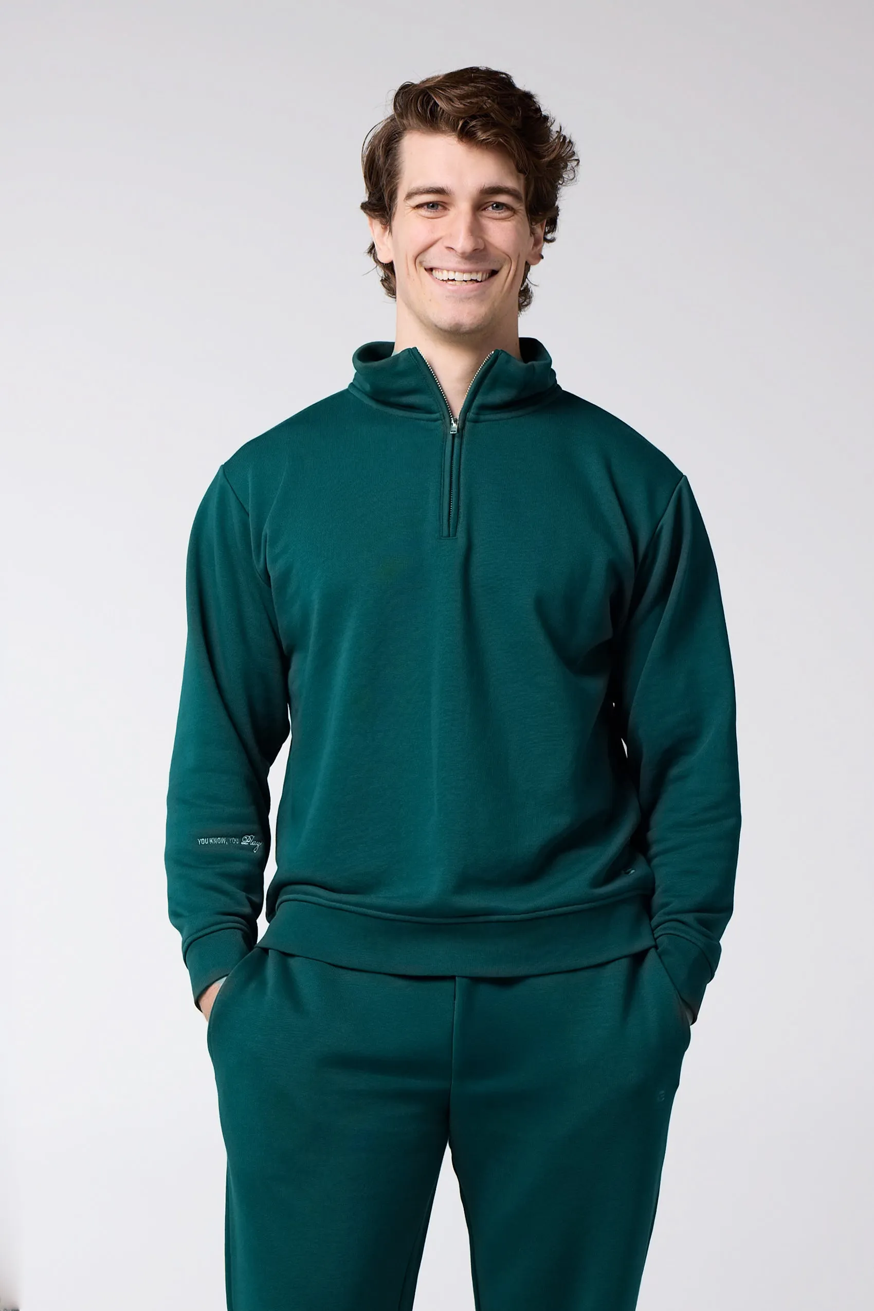Men's Active Lifestyle You Know You Play™ Quarter Zip Sweatshirt sold by Centerline Athletics