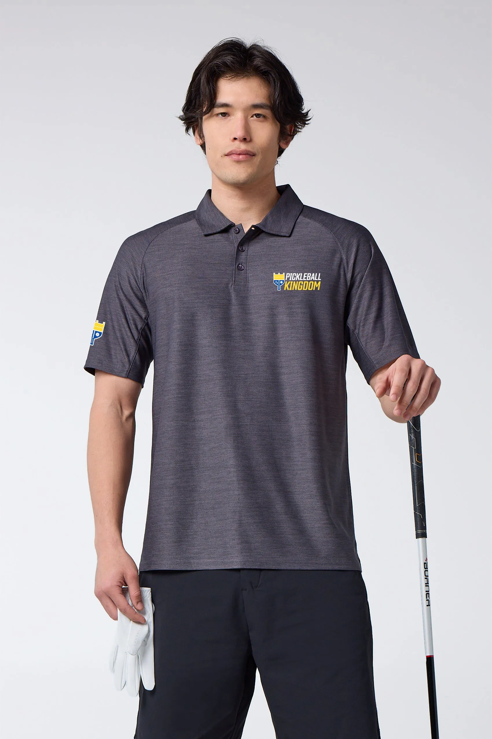 Pickleball Kingdom Men's Cross-Sport Tech Pique Polo sold by Centerline Athletics product image thumbnail 3