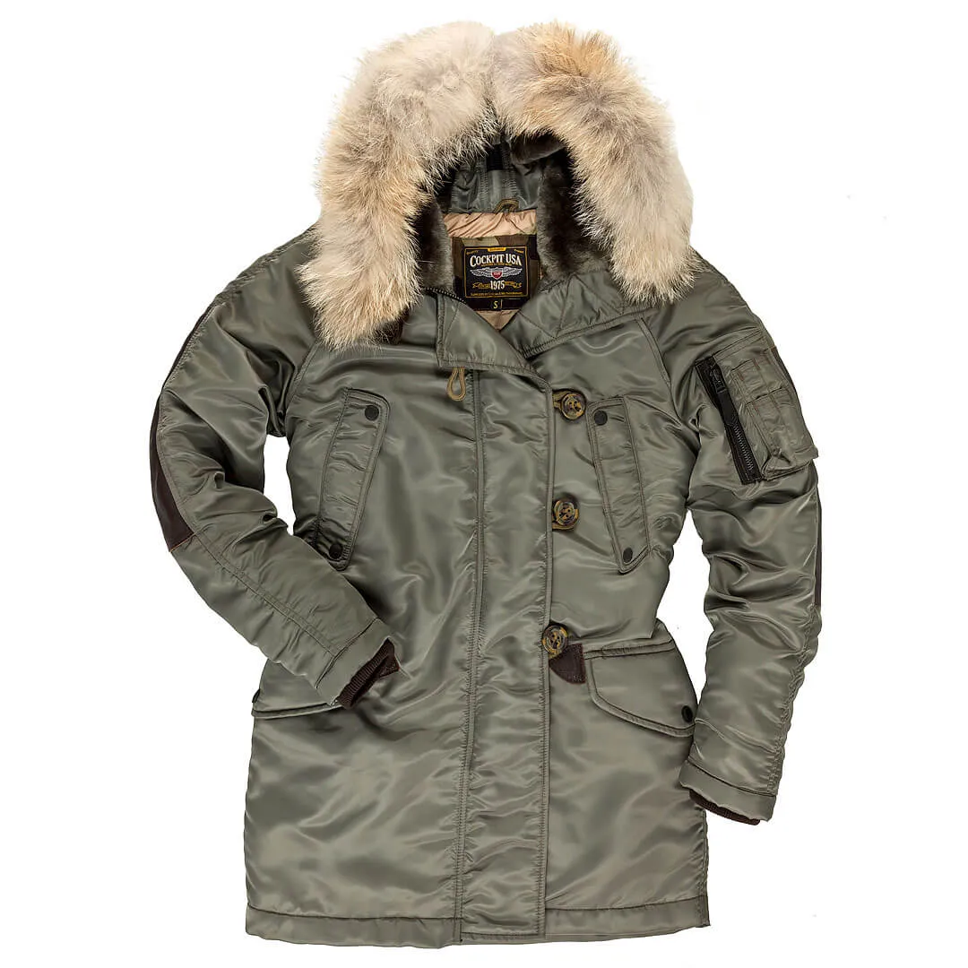 Women's N3B Long Parka W74W001 sold by Cockpit USA product image thumbnail 2