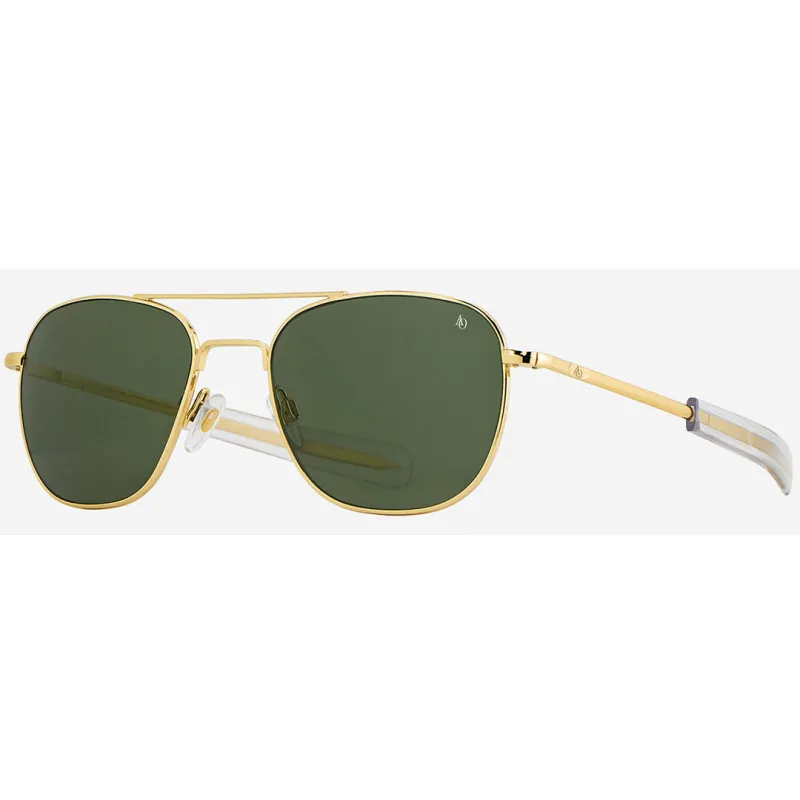 American Optical Original Pilot Sunglasses (Polarized) - GOLD Z99D109 made by Cockpit USA