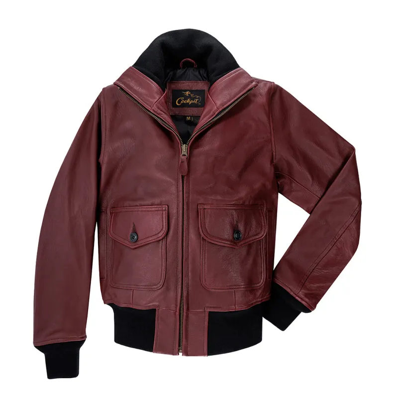 Amelia Jacket in Burgundy W21L001 sold by Cockpit USA