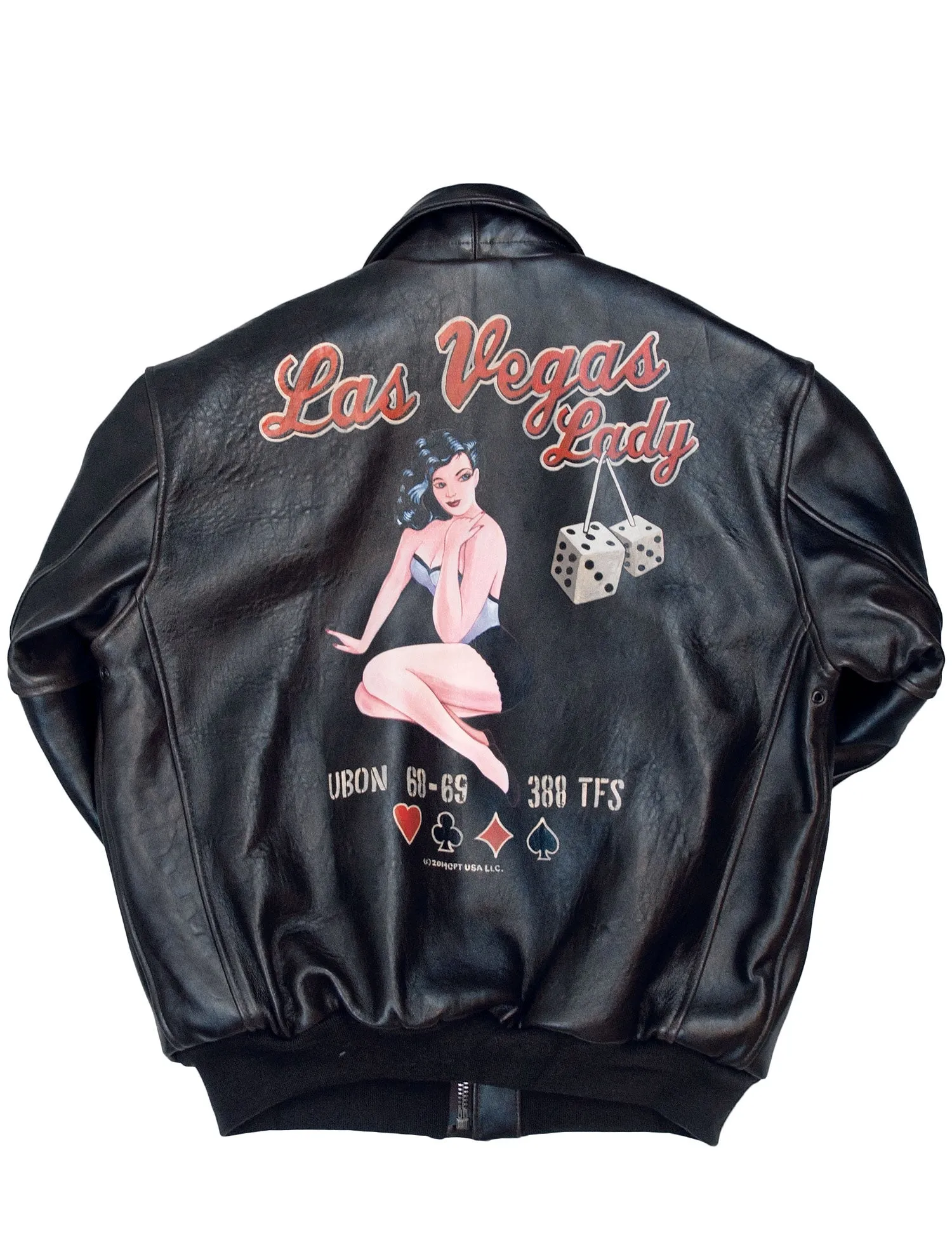 Las Vegas Lady™ Pinup A-2 Jacket Z21A002 sold by Cockpit USA product image thumbnail 4