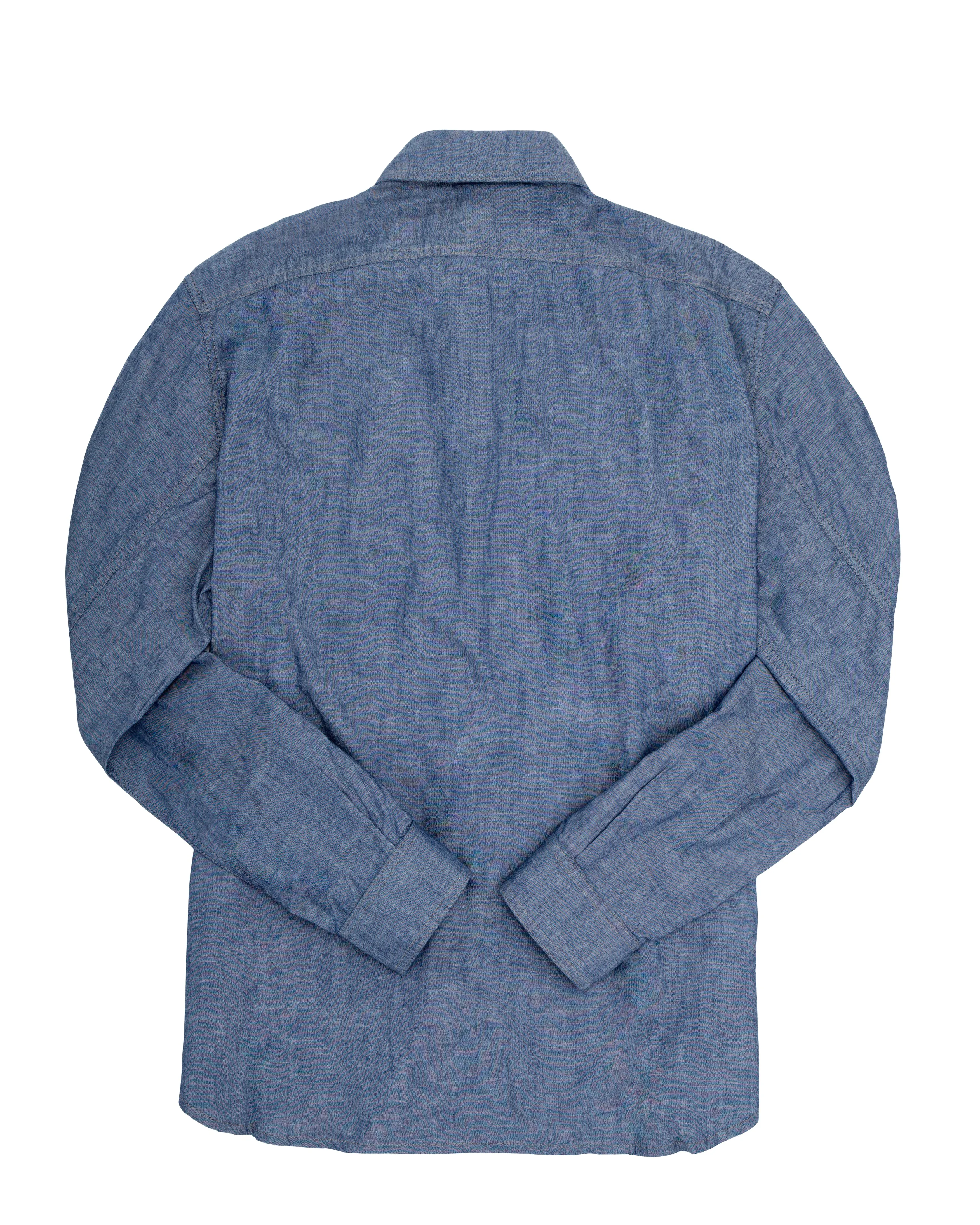 CHAMBRAY OFFICERS SHRT Z42X008 sold by Cockpit USA product image thumbnail 2