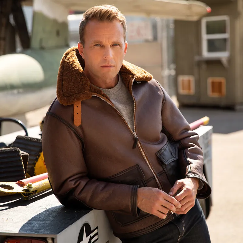 The C44 Sheepskin Flight Jacket Z21C122 sold by Cockpit USA