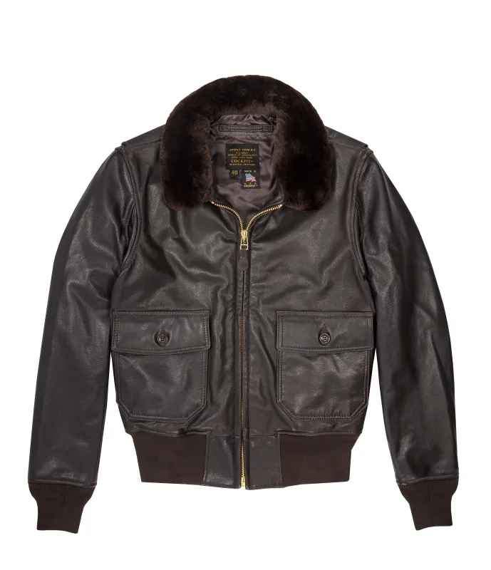 U.S. Navy Issue Mil Spec G-1 Jacket LONG/TALL Z2108L sold by Cockpit USA