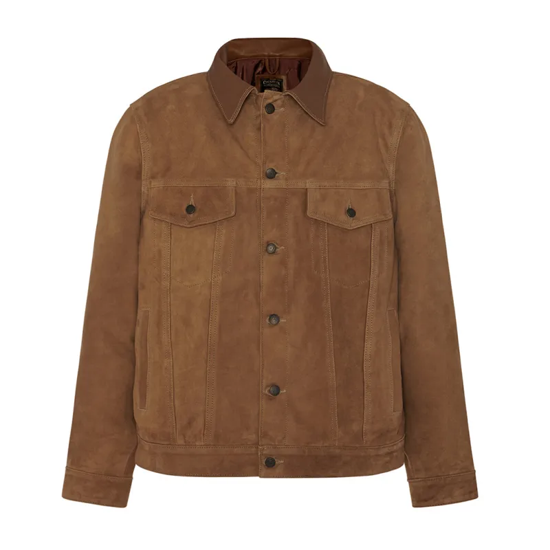 Suede Trucker Jacket Z21Z002 sold by Cockpit USA