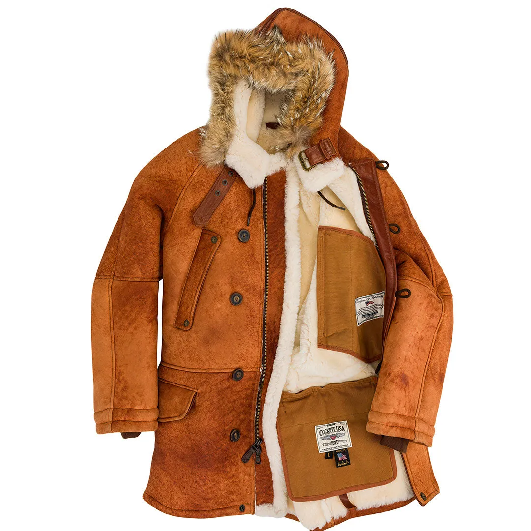 N3B Sheepskin Parka Z21C015 sold by Cockpit USA product image thumbnail 3
