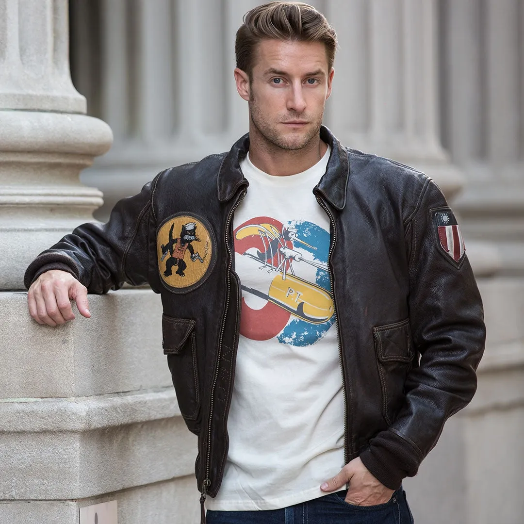 Black Eagle USN G-1 Flight Jacket Z21X007 sold by Cockpit USA product image thumbnail 2