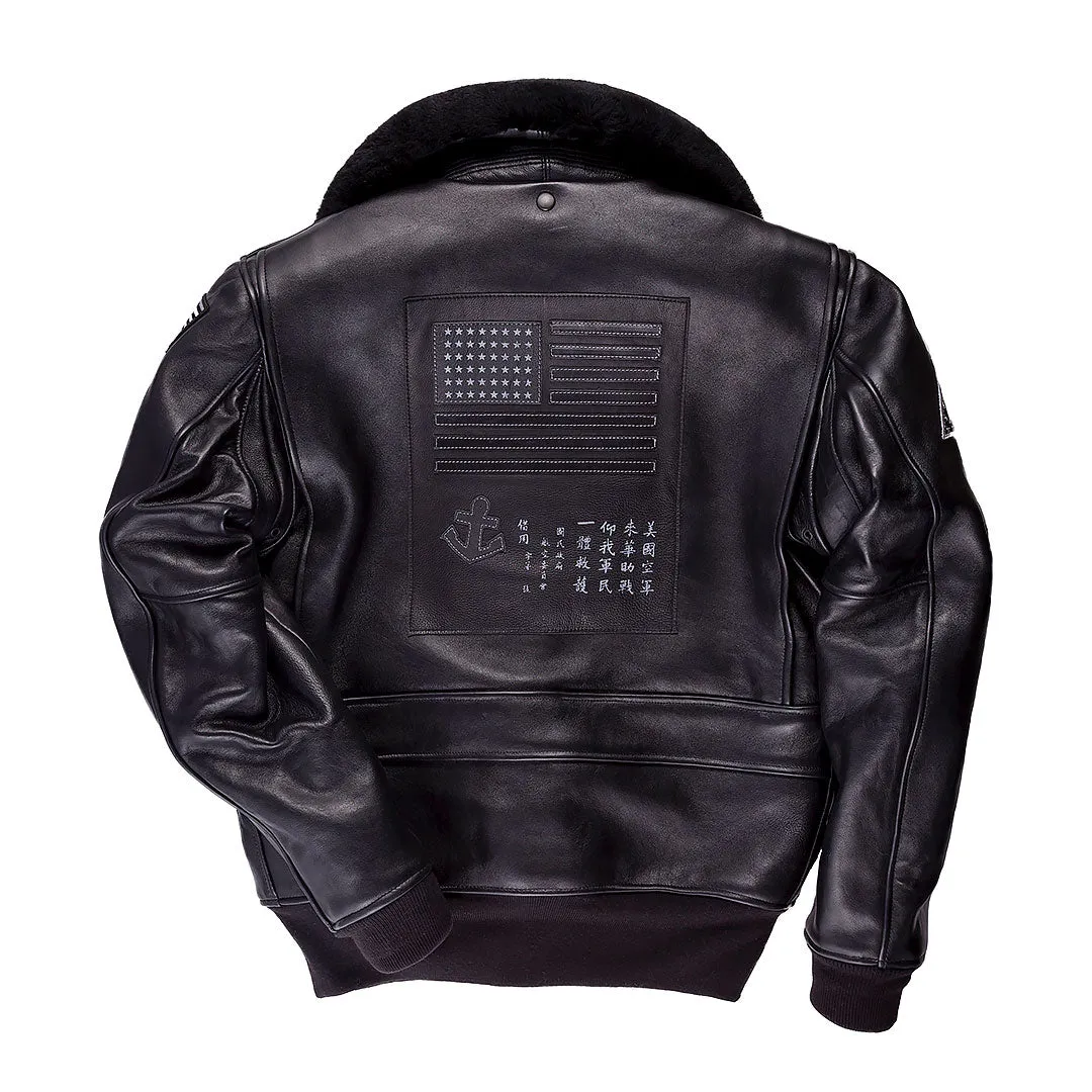 Bogard by Mike B x Cockpit USA Stealth Top Gun Bomber Jacket Z21W106 sold by Cockpit USA product image thumbnail 5