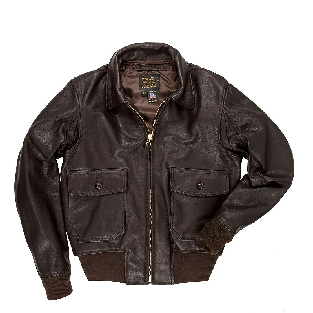 G-1 Flight Jacket with Removable Collar LONG/TALL Z2108ML sold by Cockpit USA product image thumbnail 3